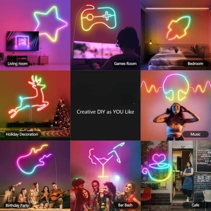 Smart RGB Neon Strip Lights