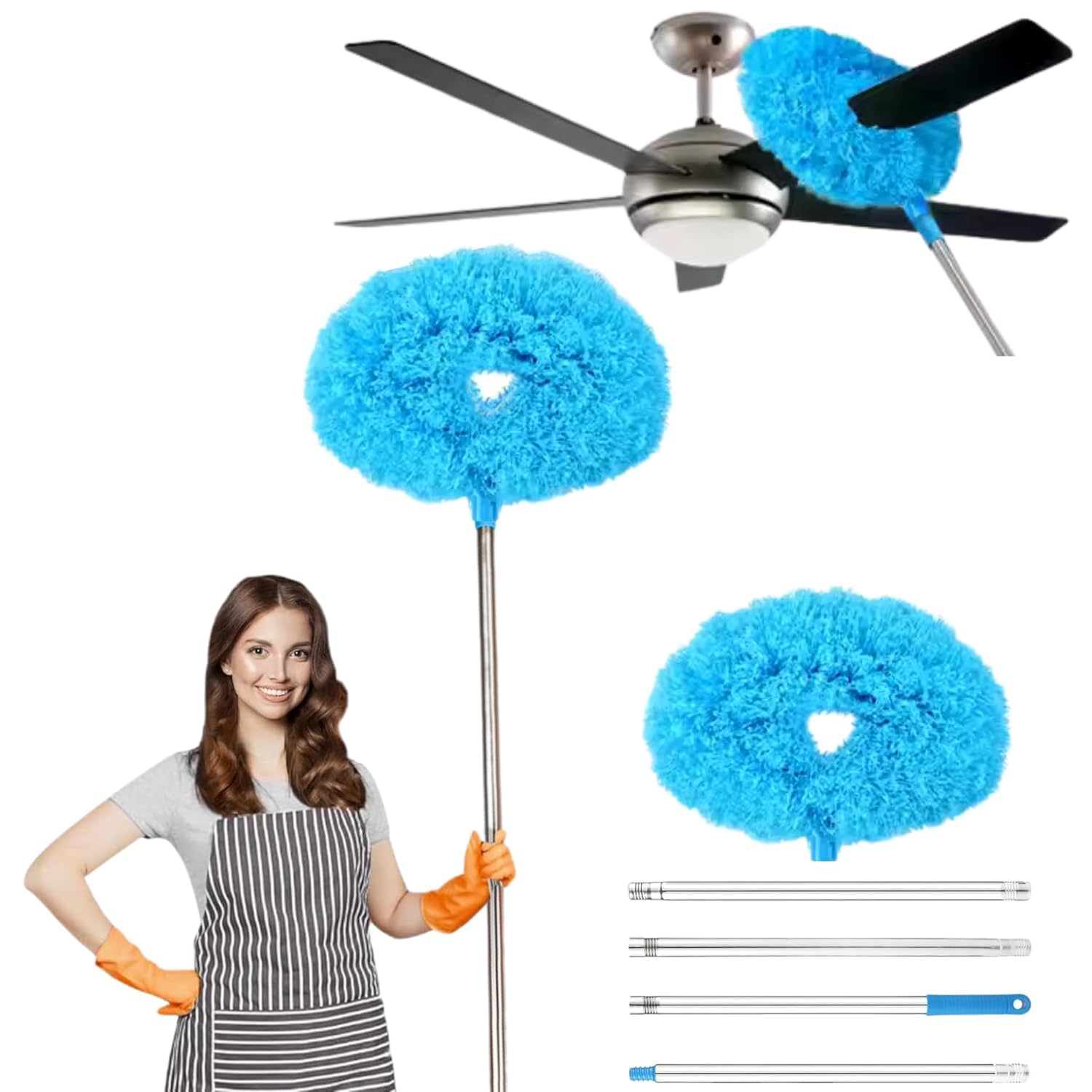 Extendable Microfiber Fan Duster