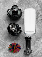 Glass Shivling Fountain Smoke Effect