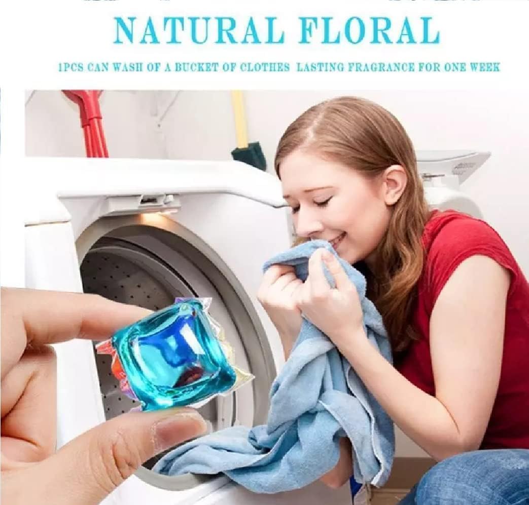 LAUNDRY LIQUID DETERGENTS PODS | High-Efficiency Cleaning, Fabric Care & Fresh Fragrance | Easy-Use Wash Capsules