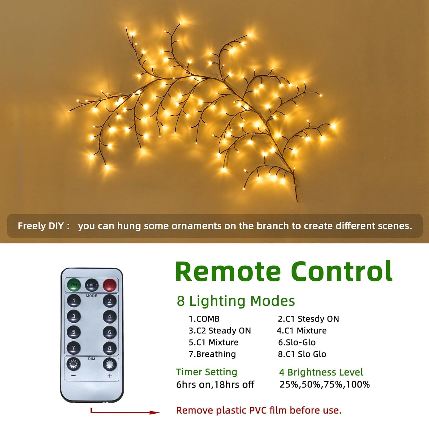 Enchanted Willow Vine LED Lights