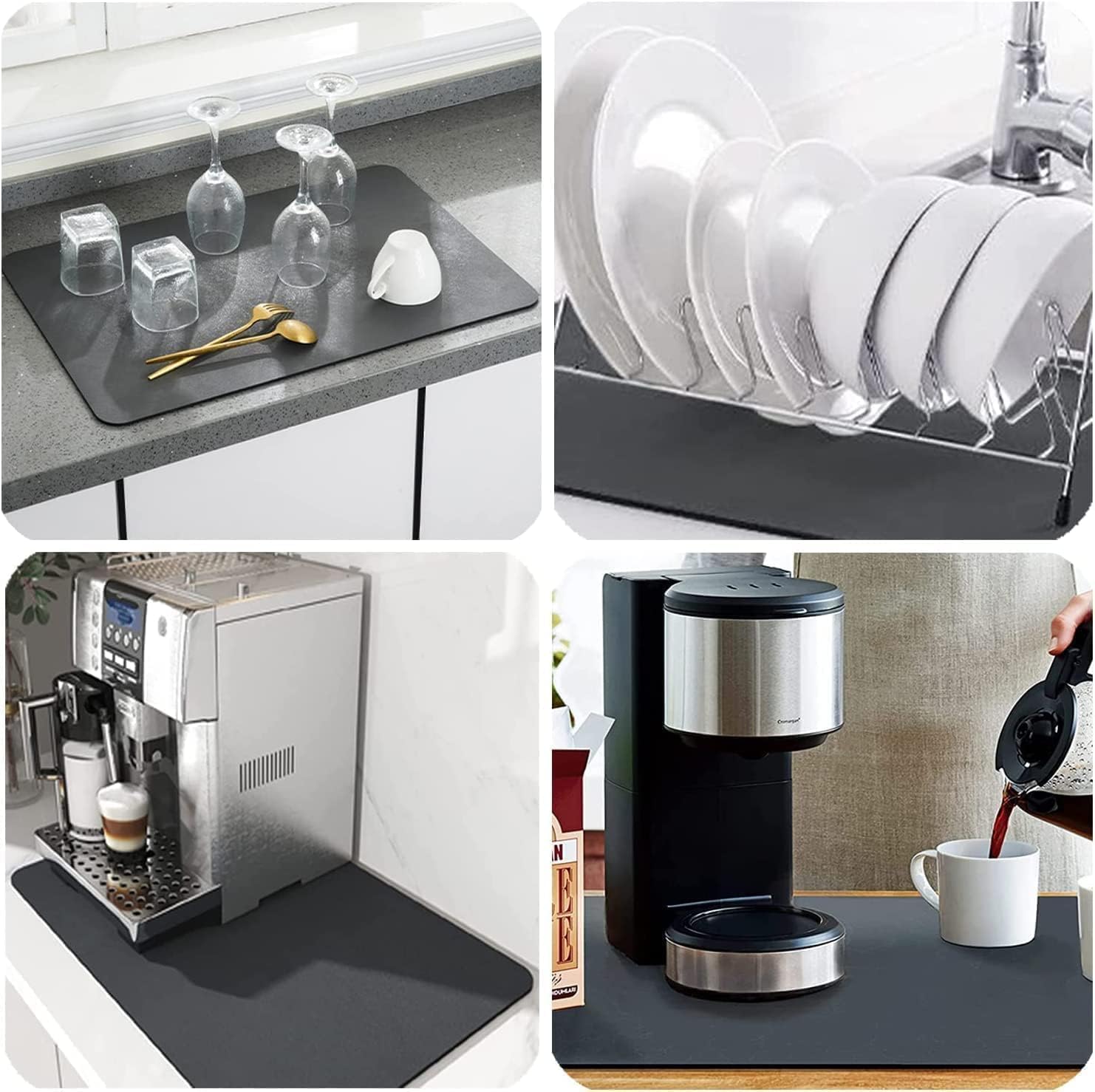 Large Absorbent Kitchen Drying Mat