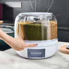 Rotating 6-Grid Cereal Dispenser