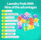LAUNDRY LIQUID DETERGENTS PODS | High-Efficiency Cleaning, Fabric Care & Fresh Fragrance | Easy-Use Wash Capsules