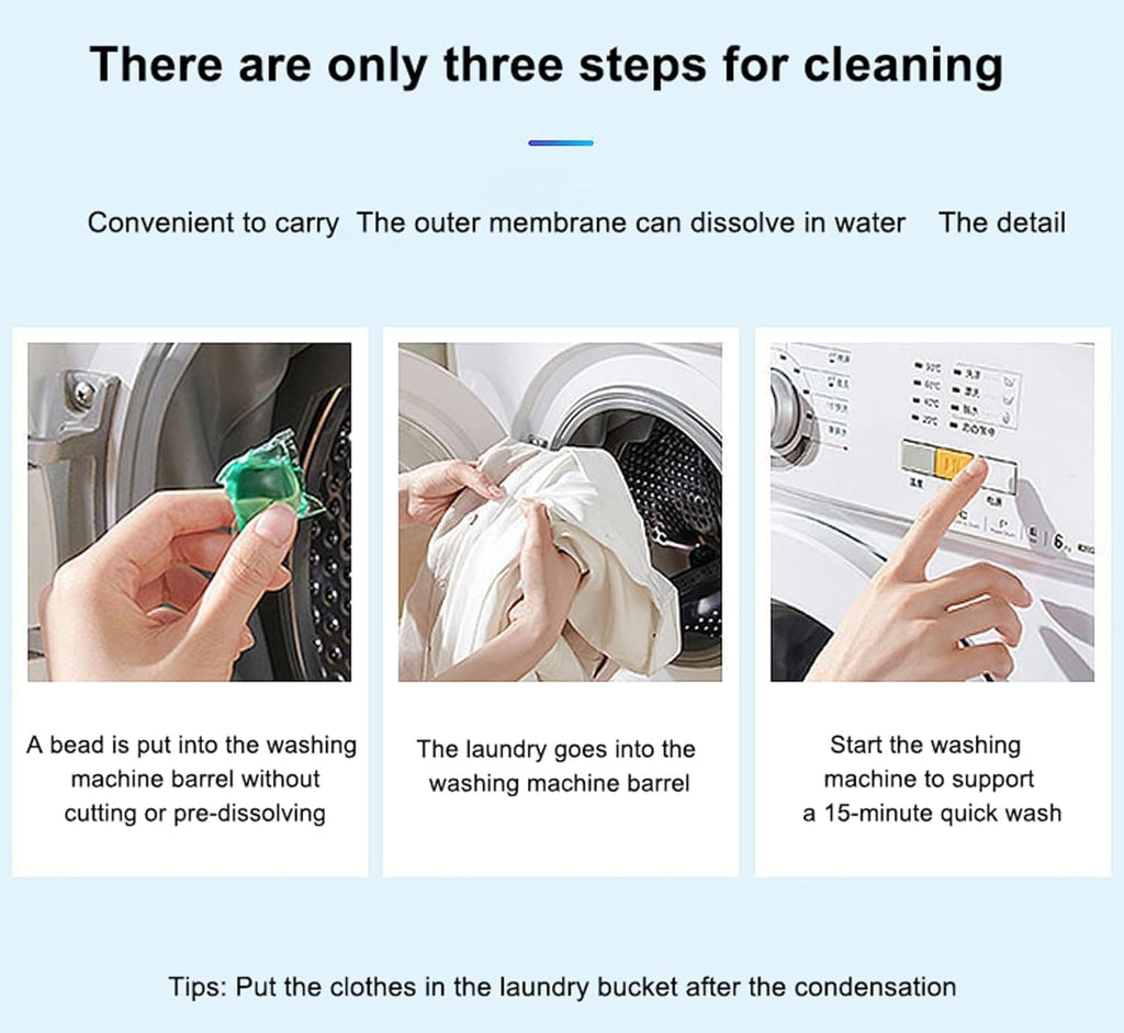 LAUNDRY LIQUID DETERGENTS PODS | High-Efficiency Cleaning, Fabric Care & Fresh Fragrance | Easy-Use Wash Capsules