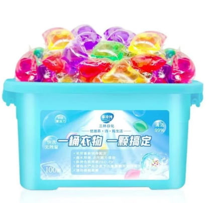 LAUNDRY LIQUID DETERGENTS PODS | High-Efficiency Cleaning, Fabric Care & Fresh Fragrance | Easy-Use Wash Capsules